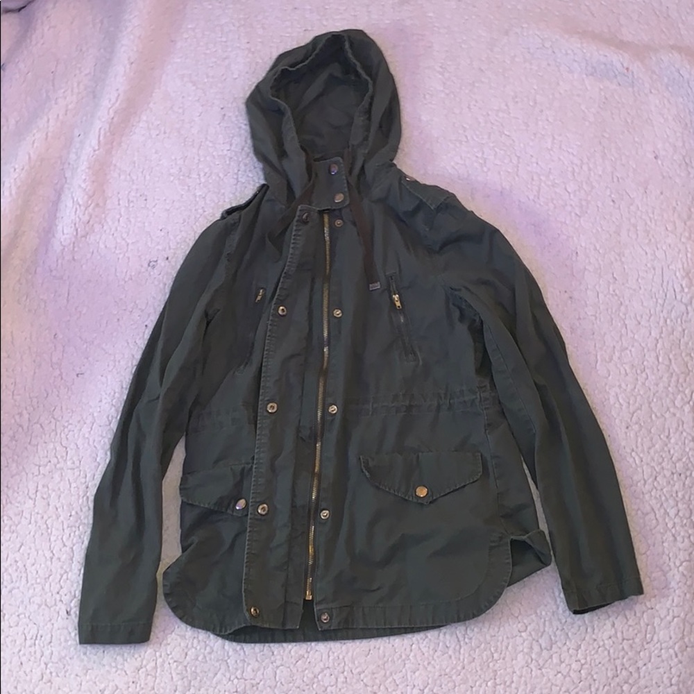 army green cargo jacket